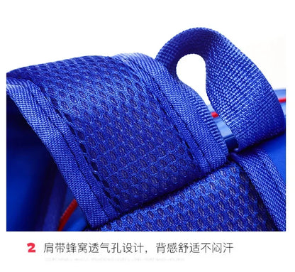 Spider-Man Kids' Backpack — ergonomic, cartoon, ages 4-13