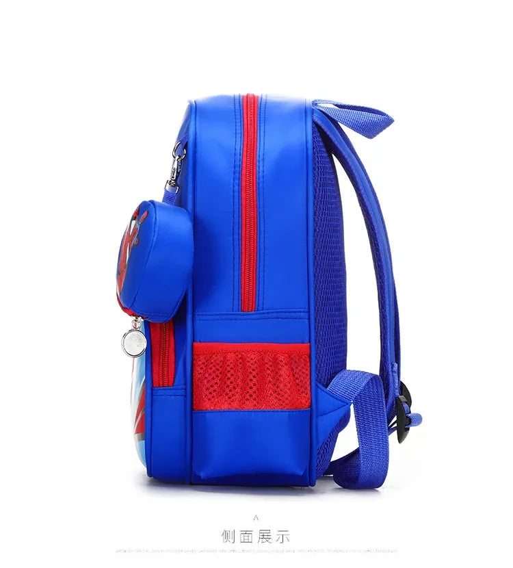 Spider-Man Kids' Backpack — ergonomic, cartoon, ages 4-13