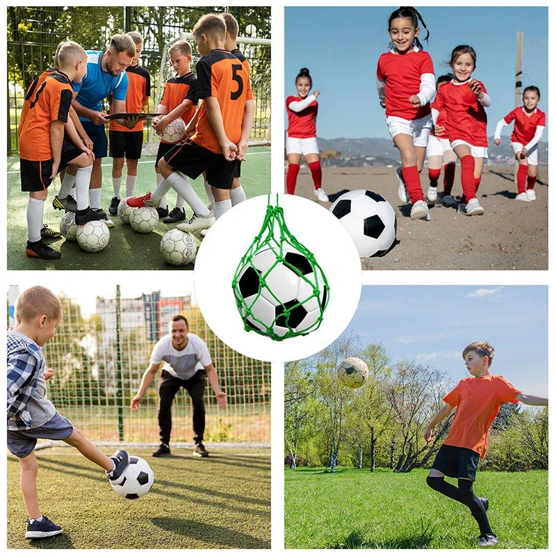 Filet d'entraînement football en nylon – Pratique seul, intérieur & extérieur