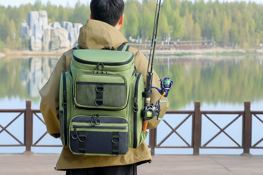Sac à Dos de Pêche Scione – Multifonctionnel avec Porte-Cannes