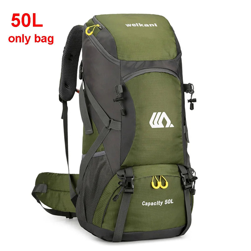 Sac à Dos de Voyage 50L – Randonnée, Camping & Alpinisme Unisexe