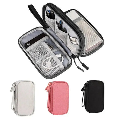 Pochette Organisateur de Câbles – Double ou Simple Couche, Imperméable & Compacte