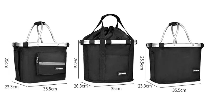 Panier Transporteur Vélo en Alliage d’Aluminium – Petit Chien & Chat | Imperméable & Durable | Chihuahua, Yorkshire, Shih Tzu