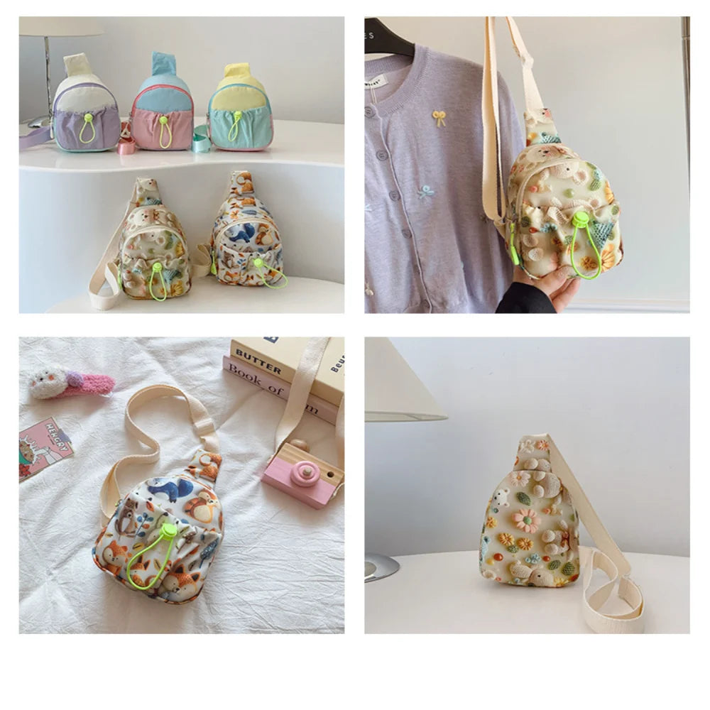 Kids' Small Chest Bag – Cute Cartoon Crossbody for Boys and Girls