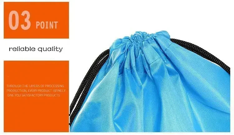 Sac À Dos Éco à Cordon Imperméable – Gym, Sport & Plein Air