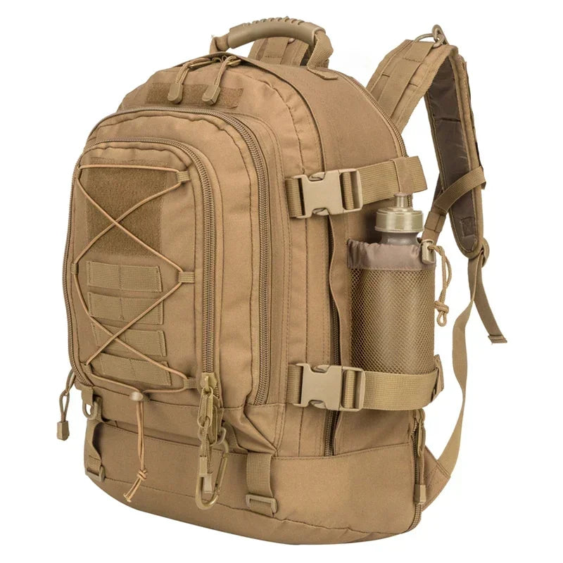 60L Waterproof Tactical Military Backpack – MOLLE System | Hiking, Camping & Hunting | 8 Colors