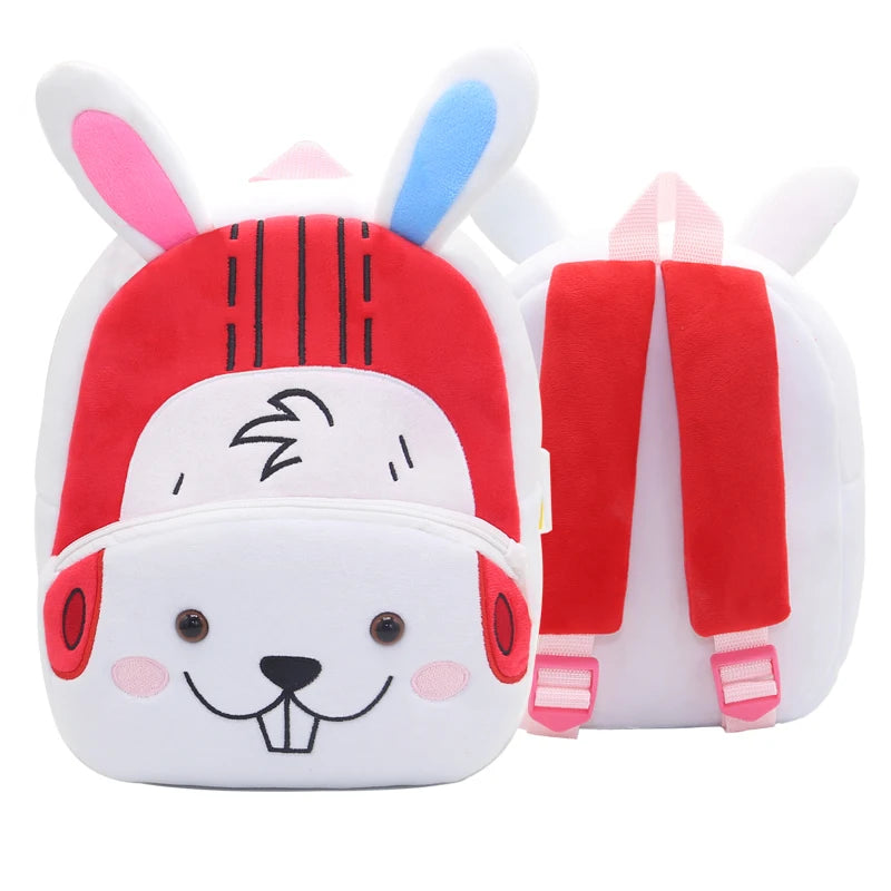 Mini Sac à Dos Peluche Enfant – Animaux Sportifs Cartoon | Fille & Garçon | 1 à 4 Ans | 9 Motifs Rigolos