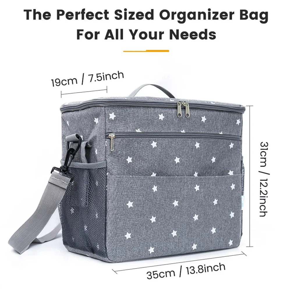 Sac à Langer Grande Capacité pour Poussette - Maman