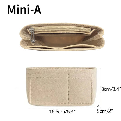Bag Organizer – Multi-Pocket Insert, With or Without Zipper