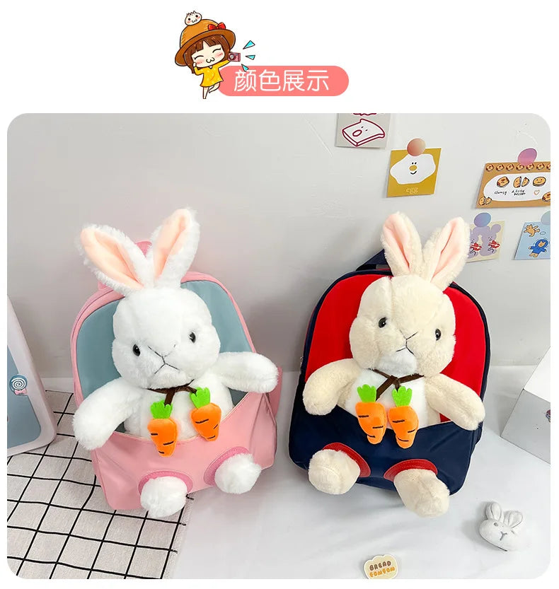Plush Bunny Backpack for Kids — Cute, Soft, and Perfect for Preschool