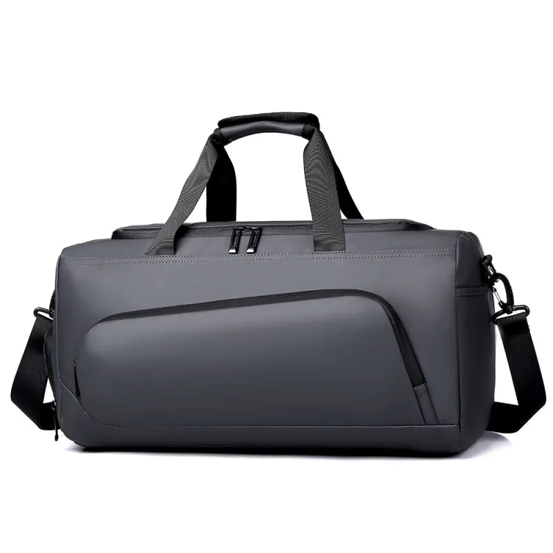 PU Travel Bag – Large Capacity, Multi-Compartment & Shoe Storage