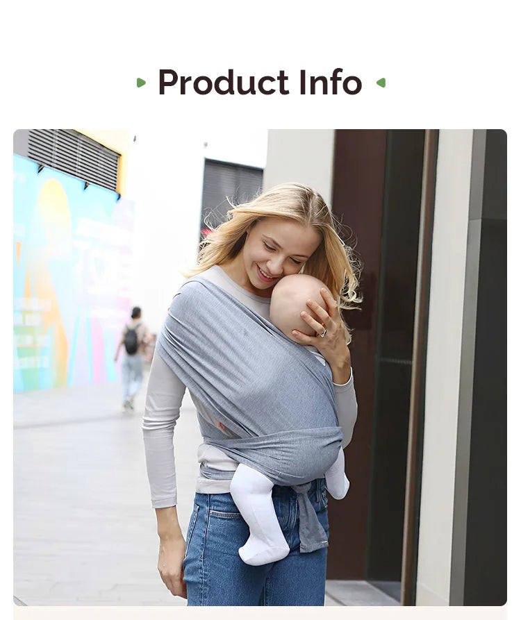 Ergonomic Baby Carrier with X-Shaped Support