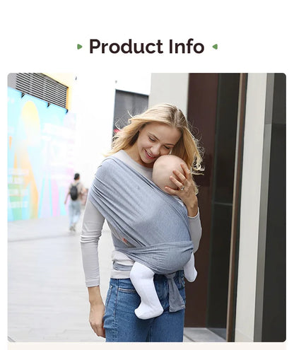 Ergonomic Baby Carrier with X-Shaped Support