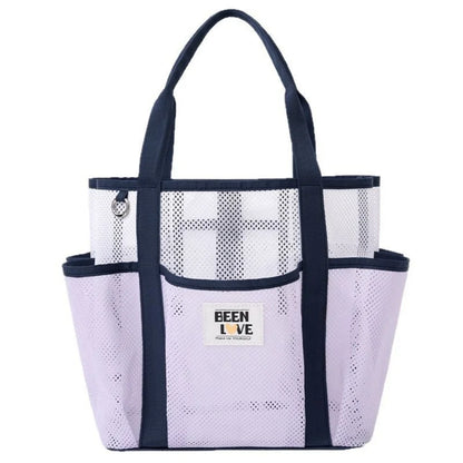 Sac de Plage et Gym en Maille – Grande Capacité, Portable, Idéal Piscine et Voyage