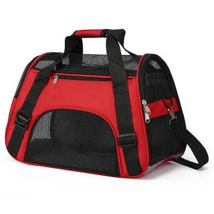Breathable Mesh Cat & Dog Carrier – Foldable | Sizes S, M & L | Travel & Outdoor