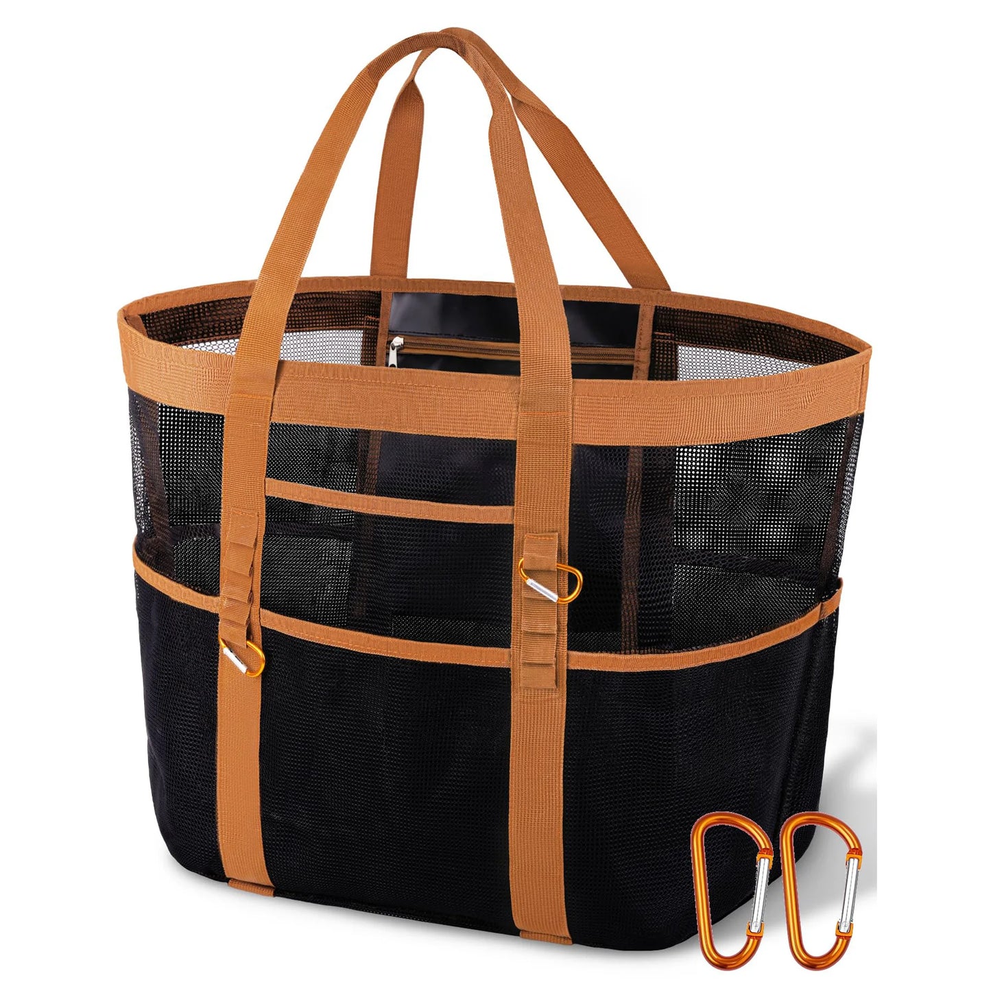 Grand Tote Bag de Plage – Pliable, Réutilisable, Idéal Piscine, Voyage et Plein Air