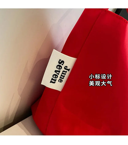 Sac Seau Fourre-Tout Minimaliste – Grande Capacité, Style Rétro pour Femme