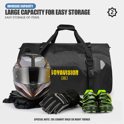 Waterproof Motorcycle Tail Bag - 20L to 100L