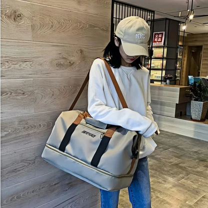 Canvas Duffle Bag – Large Capacity, Gym, Travel & Weekend