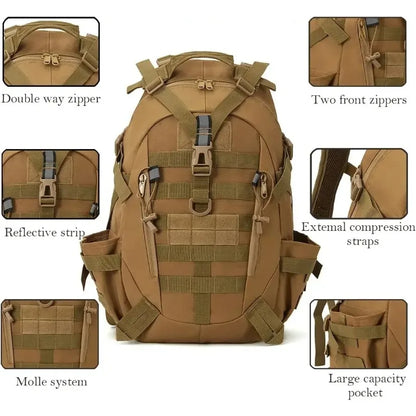 40L Tactical Backpack — Hiking, Camping & Travel | Men & Women