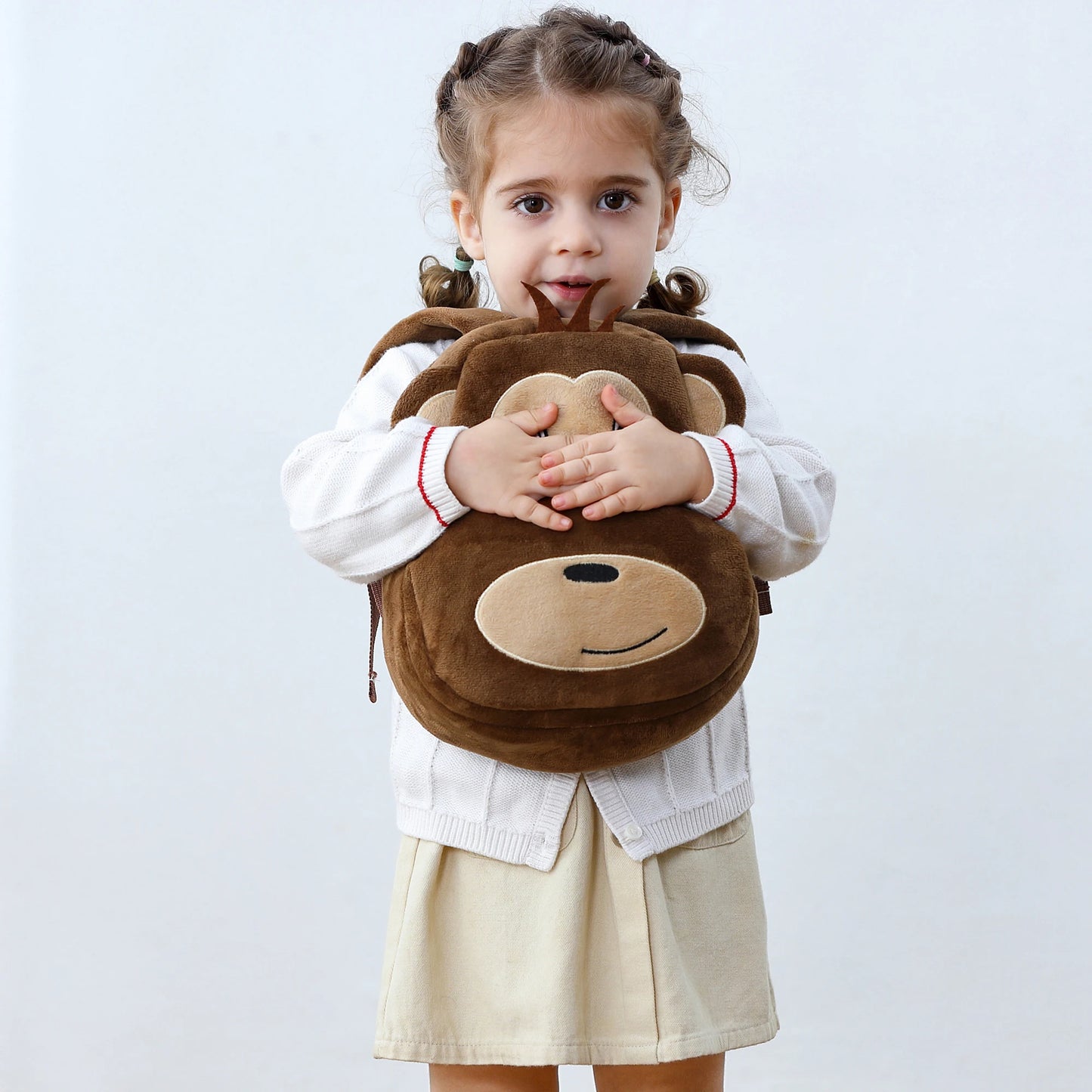 Sac à Dos Enfant Animaux – Canard, Vache, Grenouille – Grande Capacité, École et Voyage