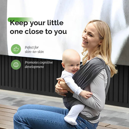 Ergonomic Baby Carrier with X-Shaped Support