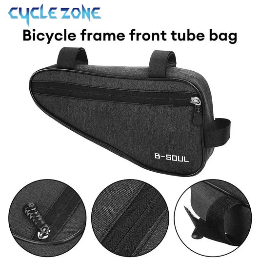 Sacoche Triangulaire de Cadre Vélo – Légère, Durable & Facile à Installer