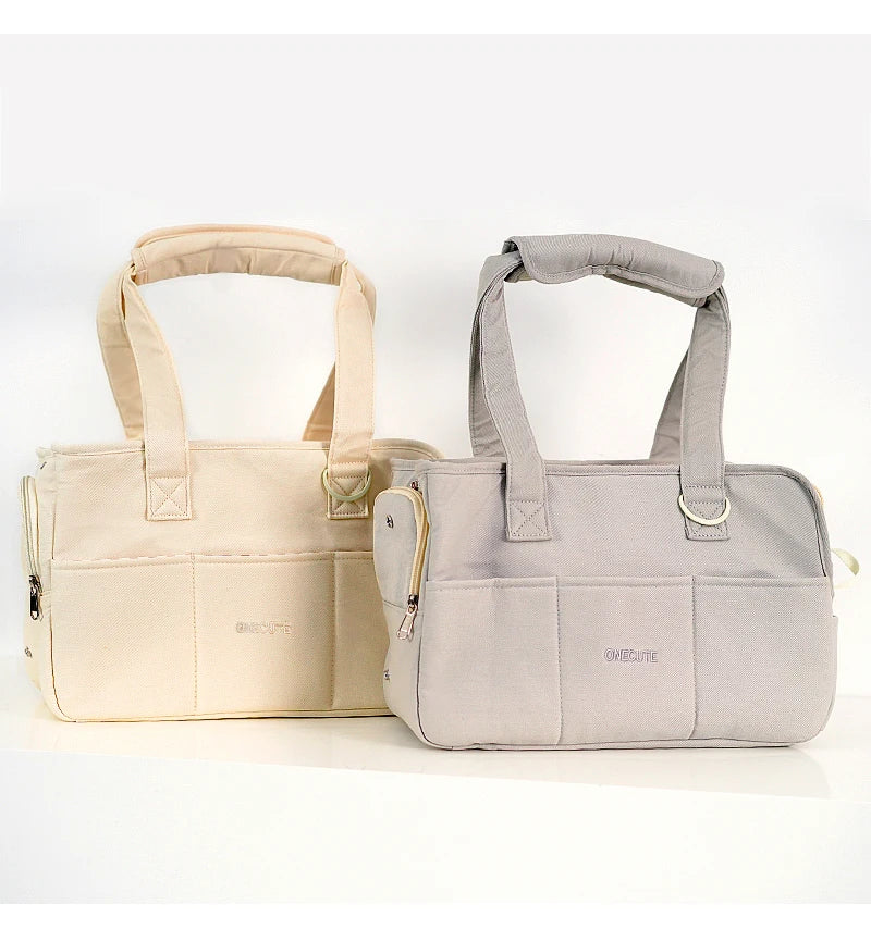 Sac de Transport pour Animaux – Chats & Petits Chiens, Coton Doux, Bandoulière