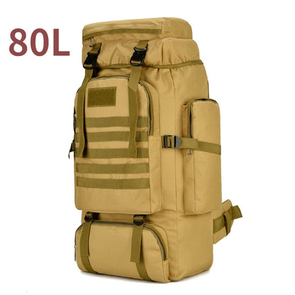 Tactical Backpack Large Capacity 80L & 100L – Hiking, Mountaineering & Camping | Military & Outdoor | Unisex