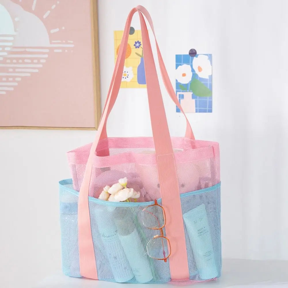 Sac filet de plage grande capacité — léger, pliable et polyvalent