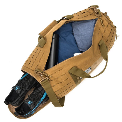 40L Tactical Duffle Bag – Gym, Travel & Weekend with Shoe Compartment