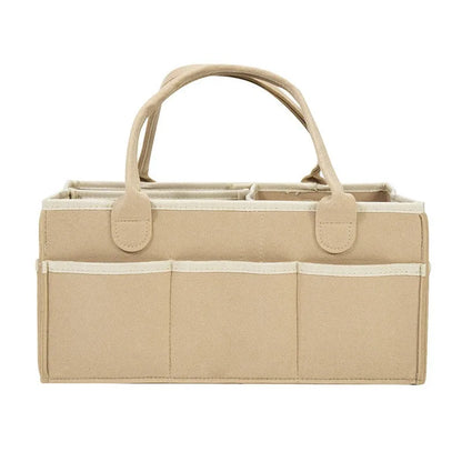 Felt Diaper Caddy – Large Capacity, Toy and Diaper Storage