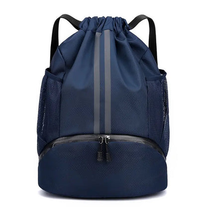 Sac de sport à cordon – Séparation sec/humide, natation, basketball & fitness