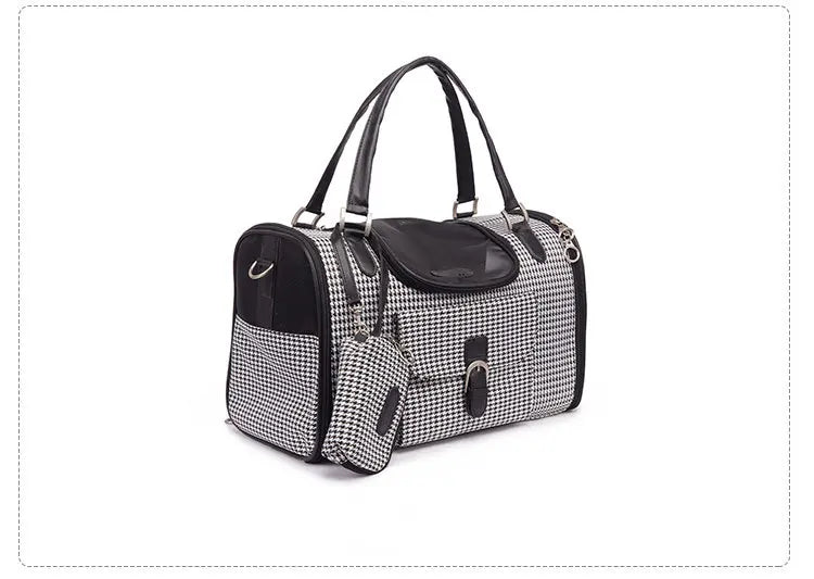 Sac Transporteur Chien & Chat – Bandoulière en Cuir PU | Taille S & M | Chihuahua & Petits Chiens
