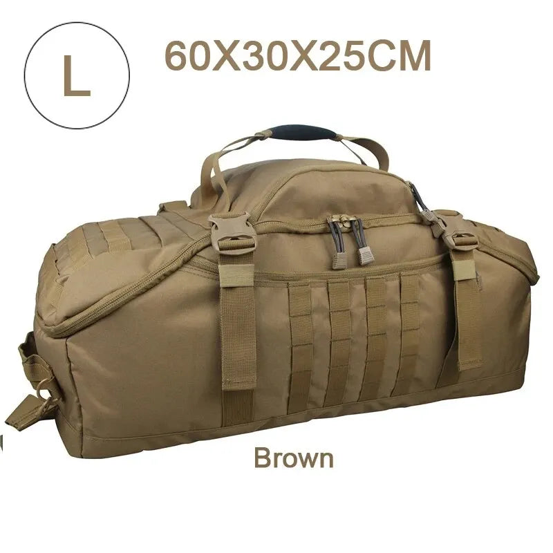 Sac à Dos Tactique LQARMY 45L–80L – Camping, Randonnée & Voyage