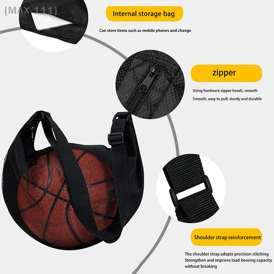 Filet de transport ballon de sport – Basketball, Volleyball, Bandoulière