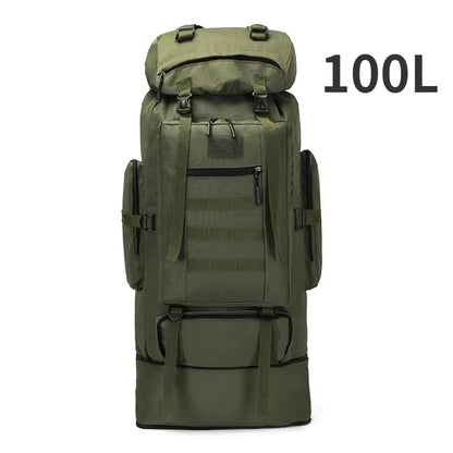 Tactical Backpack Large Capacity 80L & 100L – Hiking, Mountaineering & Camping | Military & Outdoor | Unisex