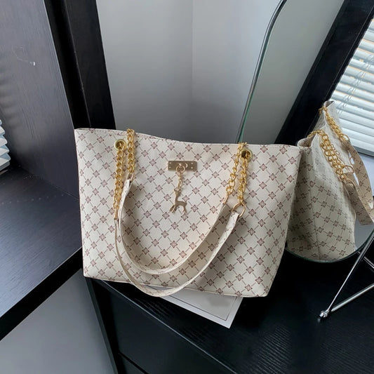 Sac fourre-tout en cuir souple – Grande capacité avec accessoires