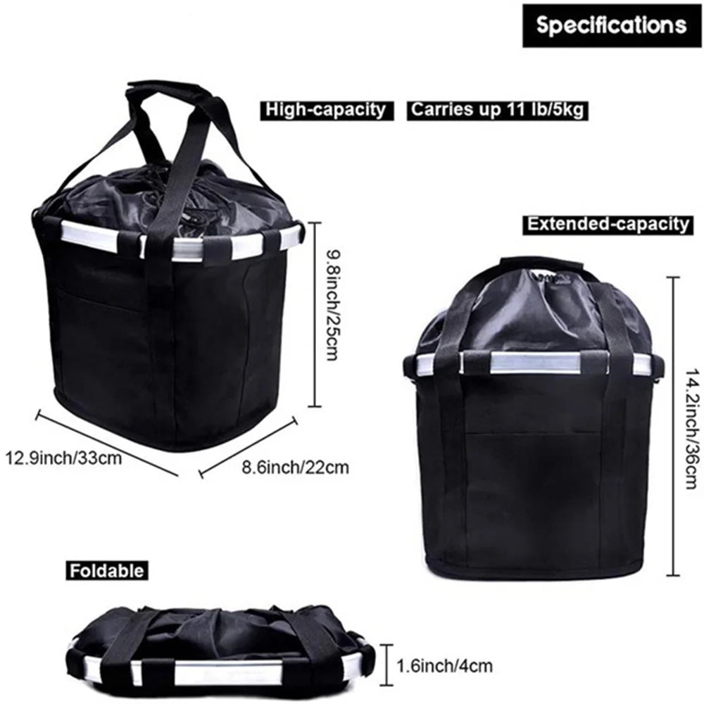 Panier Transporteur Vélo en Alliage d’Aluminium – Petit Chien & Chat | Imperméable & Durable | Chihuahua, Yorkshire, Shih Tzu