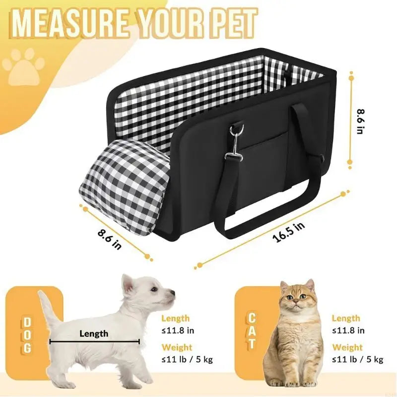 Functional Dog Car Seat Suitable For Various Car Models And Small Animals