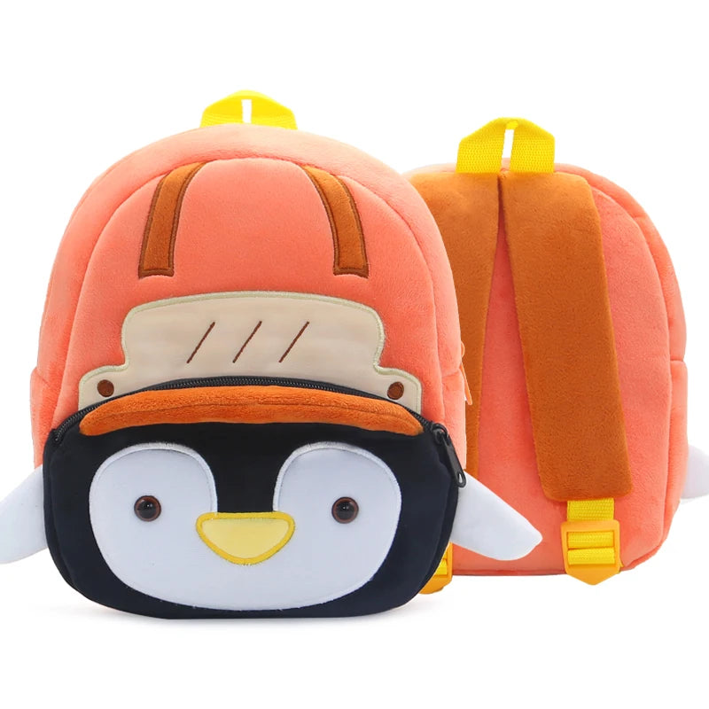 Mini Sac à Dos Peluche Enfant – Animaux Sportifs Cartoon | Fille & Garçon | 1 à 4 Ans | 9 Motifs Rigolos