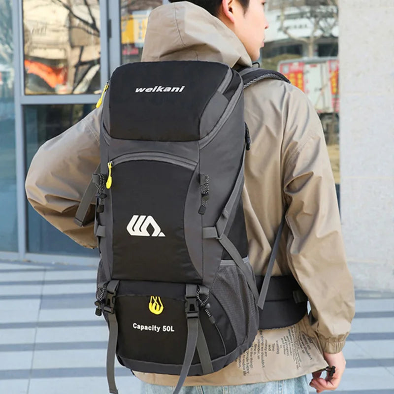 Sac à Dos de Voyage 50L – Randonnée, Camping & Alpinisme Unisexe