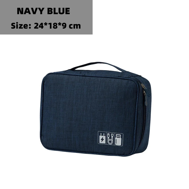 Cable Organizer Pouch – Waterproof, Portable & Multifunctional for Travel