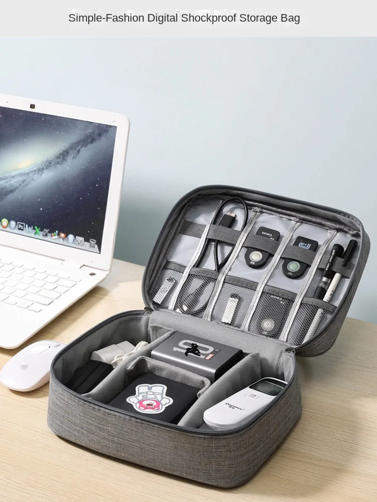 Cable Organizer Pouch – Waterproof, Portable & Multifunctional for Travel