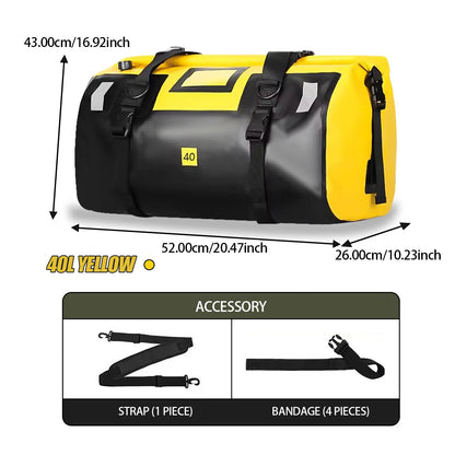 Waterproof Motorcycle Tail Bag - 20L to 100L