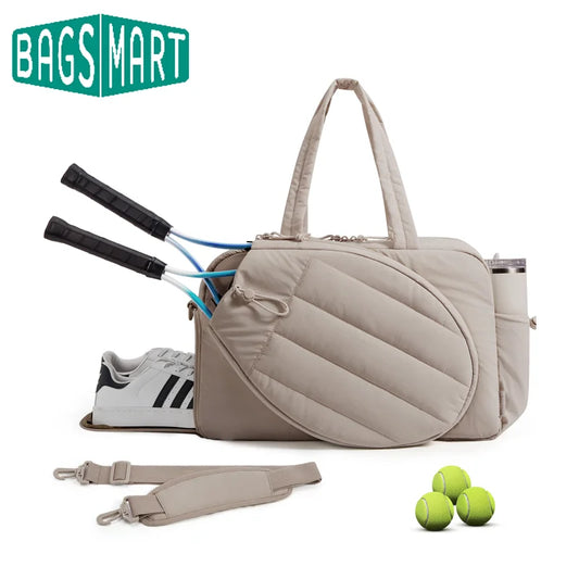 Women's 35L Sports Bag – Tennis, Pickleball, Badminton, Gym & Travel with Shoe Compartment