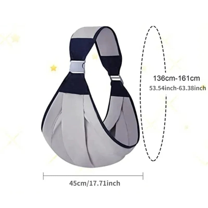 Écharpe Porte-Bébé à Anneau Ring Sling – Multifonction & Ergonomique | Nouveau-Né à Bambin | Coton Doux