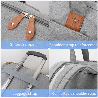 Multifunction Diaper Bag for Mom & Dad – Backpack & Shoulder Bag | Shoe Compartment | Large Capacity