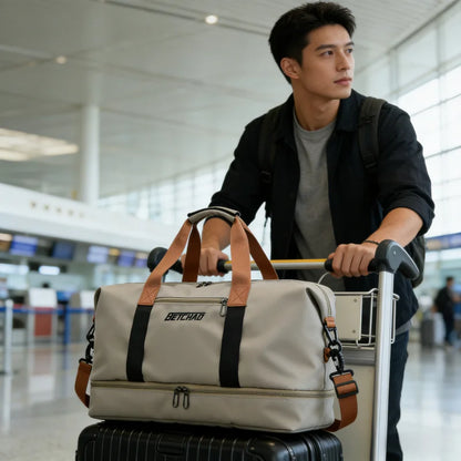 Canvas Duffle Bag – Large Capacity, Gym, Travel & Weekend