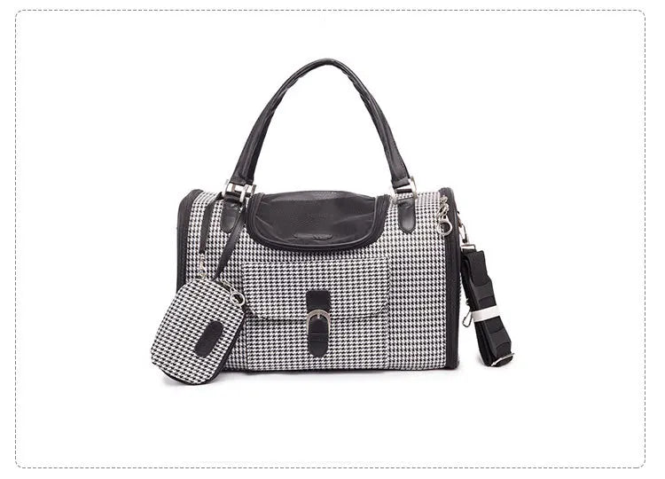 Sac Transporteur Chien & Chat – Bandoulière en Cuir PU | Taille S & M | Chihuahua & Petits Chiens